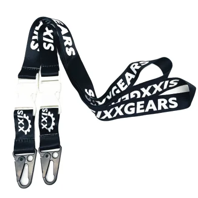 BSBH Personalized High Quality Plain Breakaway Thermal Transfer Printed Detachable Blank Polyester Neck Lanyard Custom Logo