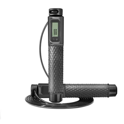 Factory Stock Cordless Jump Rope Adult Fitness Dual-purpose Intelligent Counting Weighted Steel Wire Rope 3m Sports Equipment