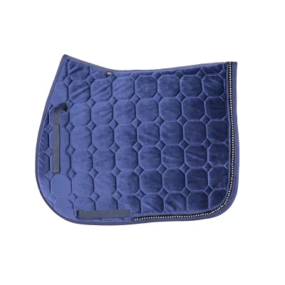 Horse Equestrian Beaded Velvet Saddle Pad Dressage Cloth Saddle Pad Best Selling Classic Saddle Pads