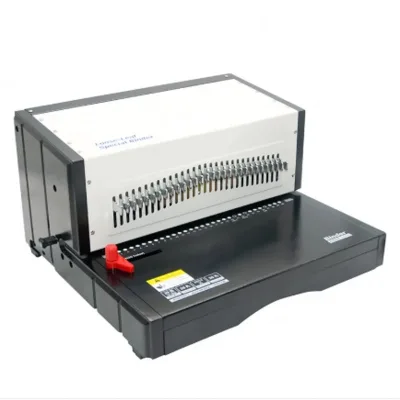 Ganghua Office Usage Desktop Loose Leaf Electric Paper Punching Binding Machine