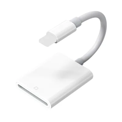 Lighting to OTG SD Card Reader Type C Camera Card Adapter for iPhone iPad Supports IOS 10 to 13 Male to Fema LeImport Picture