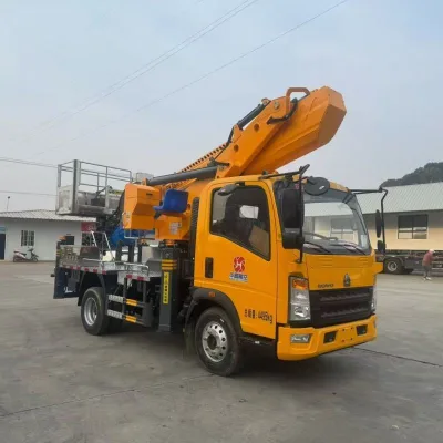 HuBei Right-hand Drive 16 Meter Aerial Work Vehicle With 140 Horsepower and Air Conditioning Factory Direct Sales