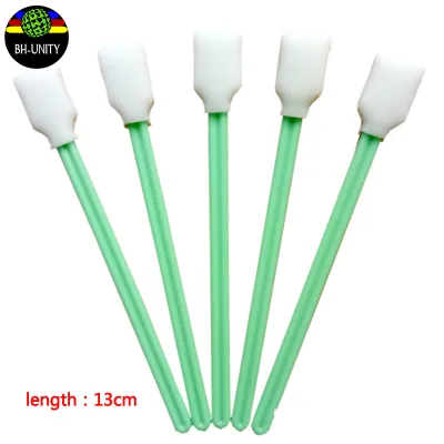 Inkjet Printer Parts 13cm Dust-free Cleaning Stick Swab 13cm Green Ink Brush