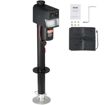 Electric Trailer Jack Capacity 4000lbs Trailer Jack Drop Leg