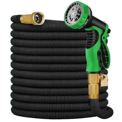 25 50 75 100FT PVC Retractable Garden Hose Reel Flexible Garden Watering Hose for Car Washing
