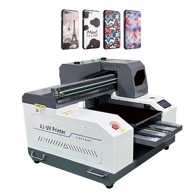 Mobile Phone Shell AB Film Dtf Xp600 A3 UV Digital Inkjet Flatbed Printer