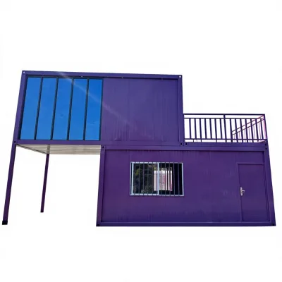 Commercial Event Sandwich Panel purple Container Milk Tea Shop Convenience Store Outdoor Scenic-area Sales Booth Trendy