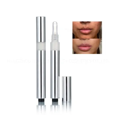 Volumising High Quality Collagen Colored Lip Plumping Gloss Hyaluronic Adic Lip Volumizer Custom logo