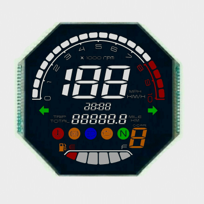 lcd speedometer VA LCD motorcycle speedometer lcd display speedometer for motorcycle