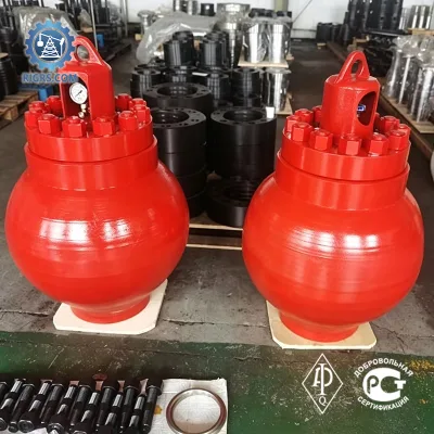 RIGRS Suction Pulsation Dampener Suction Stabilizer Mud Pump Bladder Type Pulsation Dampener