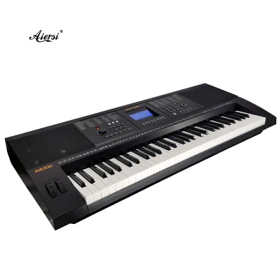 Big Size Church Keyboard 61 Keys Electronic Organ with Two Pulley Touch Responses Key with USB