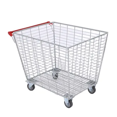 Supermarket Warehouse Groothandel Great Volume Winkelen Roll Cage Trolley Cart
