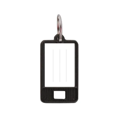 Customized Logo Plastic Key Tag Colorful Plastic Luggage Label Promotional Key Chains