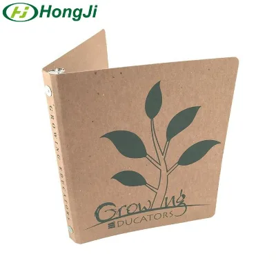 Custom 6 Ring Binder/4 /2 Ring Binder/A5 / A4 Kraft Ring Binder