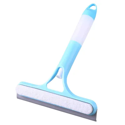 Glass Wiper Multifunctional Spray Glass Cleaning Brush Bathroom Mirror Scraper Household 3-in-1 Double Sided