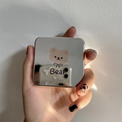 Eyeshare Portable Wearing Contact Lens Applicator Bear Patterntravel Kit Mirror Contact Lenses Case Box