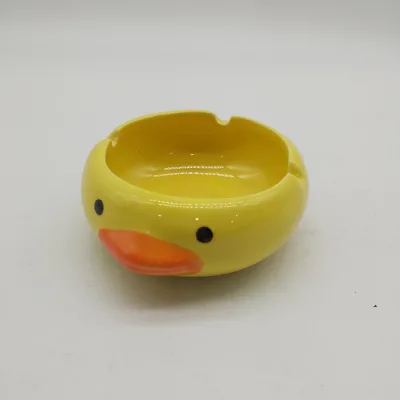 Cartoon Duck/Pig/Bear/Frog Ashtray for Home Office Bar or Outdoor Porch Garden Decorative Ash Tray