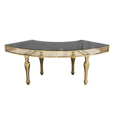 Indoor Round Stainless Steel High Quality Event Wedding Rental Furniture Tables for Events