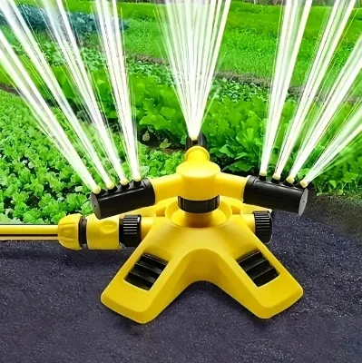 2025 New Release Automatic Rotating Garden Lawn Sprinkler 360 Degree Adjustment for Watering & Irrigation