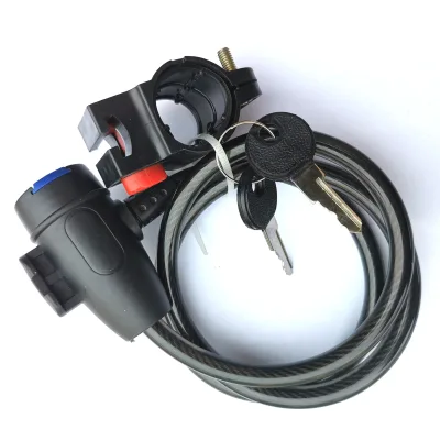 Wholesale Bicycle Security Locks 7.5cm Thick 85cm Long Circle with Lock Frame Key Lock Hardware Tools Cycling Accessories