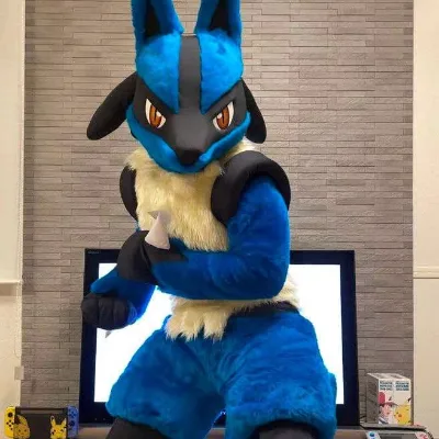 High-End Custom Pokémon Rabbit Mascot Costume Animated Character Halloween Event Party Outfit Made From Polyfoam and EVA