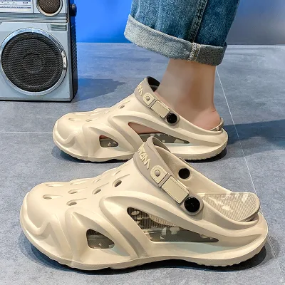 Wholesale Customize House Slides slippers Men Sporty Shoes Fashion Flat Slipper EVA Male Beach Summer Clogs