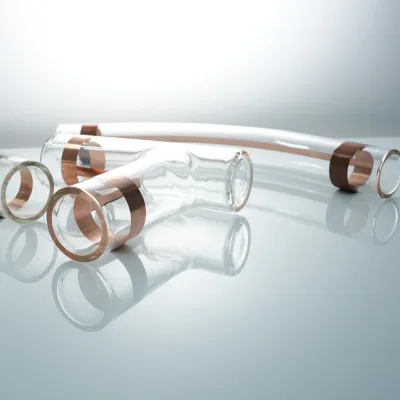 Factory Custom High Borosilicate High Temperature Resistant Explosion-proof Glass Tubes with G9 E14 Screw Bases