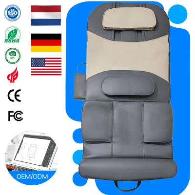 Multifunctional Full Body Electric Shiatsu Massage Mattress New Design Standard Size Heat Vibrating Portable Head Neck Waist Leg