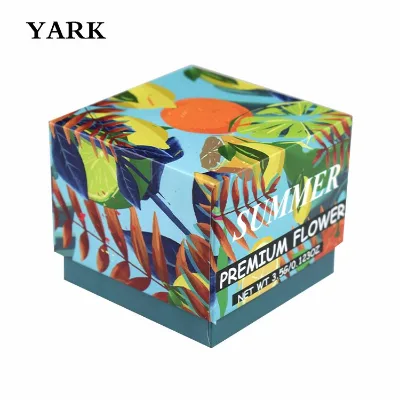 Custom Design Top and Bottom Box Concentrate Jar Box Packaging Telescope Glass Concentrate Jars Box
