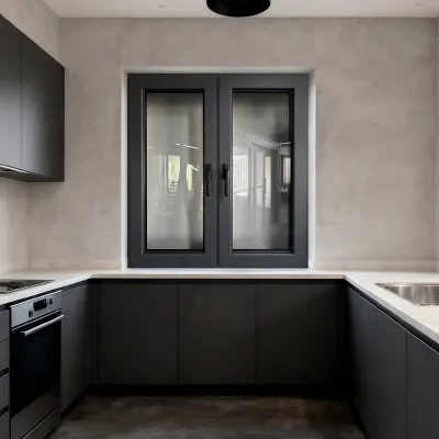 Factory Supply Aluminum Profile Hurricane Impact Windows With Screen Rain Proof Casement Windows Florida
