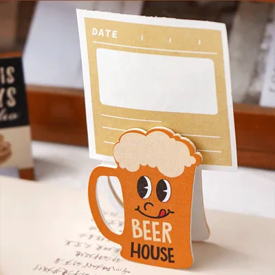 High Quality Desktop Ornaments Photo Message Clip Wooden Menu Memo Clips Place Card Holder Table Number Stands Table Memo Holder