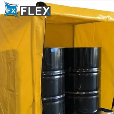 FLFX Thermal Insulated Pvc Coated Tarpaulin for Temperature Sensitive Goods Transport Cover