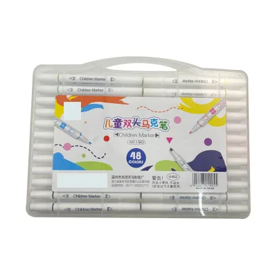 Manufacturing Oem Non Toxic 12 Colors 4.5 mm Jumbo Tip Watercolor Markers Pantone Marker Pens with Custom Colors