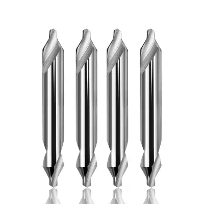 Hot Sale Center Drill 3~20mm 2 Flutes Cemented Carbide Lathe Center Drill for Metal