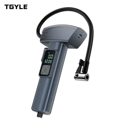 Wireless Tire Inflator Digital Display 150PSI Rechargeable Air Compressor USB Charging Line Air Escape Hammer 4500Mah PR