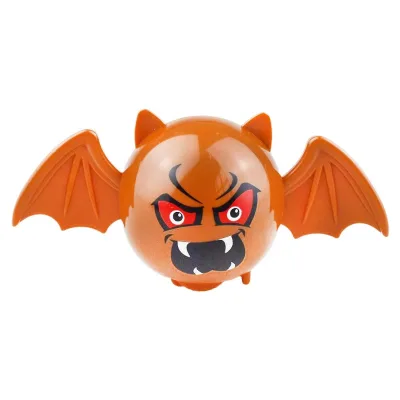 Novel and Interesting Chain on Bat Inertia Moving Rotating Plastic Demon Halloween Small Toy Kindergarten Gift