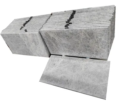 Exterior Grey Limestone Sandblasted Tiles Turco Argento Limestone Tile for Outdoor