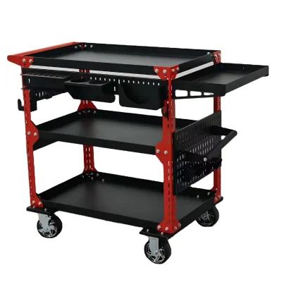 Fully Loaded Tool Cart New Style Metal Tool Cart Multi Function Metal Movable Storage Tool Cart
