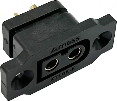 Amass XT60E-F Female Plug XT60h XT60 Male Bullet Connector with PVC Protective Sleeve Dust Cap for RC Aircraft Drone Accessories
