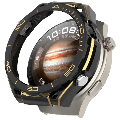 Premium Durable Breathable Soft Plastic Hollow Smartwatch Case for Watch 4/4 Pro 46mm & 48mm PC Bumper Design