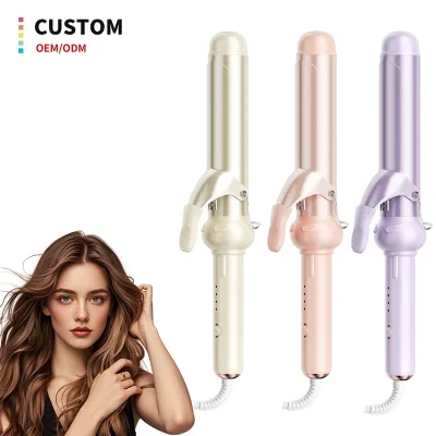 2025 NEW Automatic Hair Curler Temp Adjustable Rotating Styling Curlers Fast Heating for Long-Lasting Curls and All Hair Types