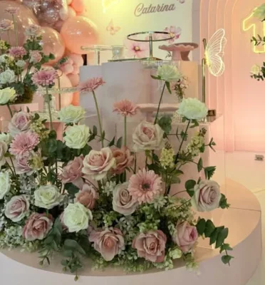 Wedding Backdrop Deco Birthday Party Event Prop 5d Pink Flower Wall Wedding Stage Decoration Flower Wall Background