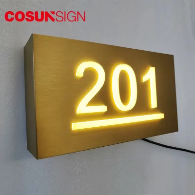 COSUN Directory Boards Office Sign Indoor House Signage Led House Sign Light