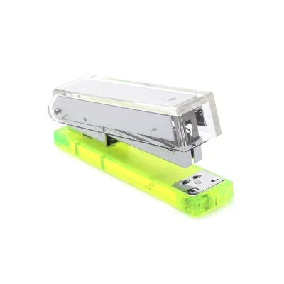 Wholesale Acrylic Stapler Unique Design Lucite Stationery Stapler for School Book Sewe