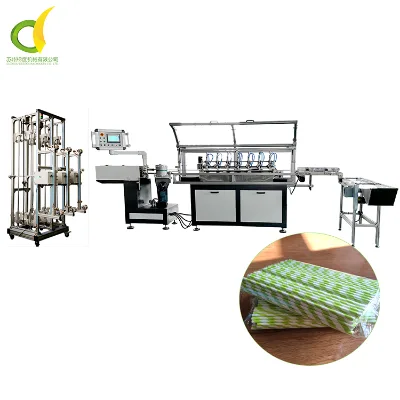 Eco-Friendly Fully Automatic Disposable Paper Straw Making Machine Gearbox High Capacity Safe Non-Toxic for Drinking Shop