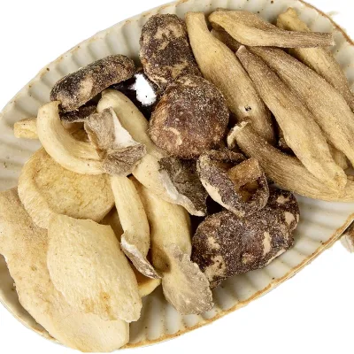 Fruit Snacks and Vegetables -Vacuum Fried Mixed Mushrooms Crisps