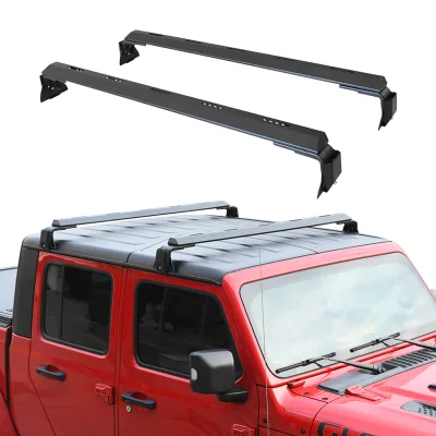 Customizable Black Cross bar Roof Rack Cross Bar Universal Top Roof Rack for Jeep Wrangler