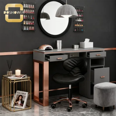 Black Adjustable beauty Salon Technician Client Chair with Height Adjustment for beauty Salon Furniture and Business Offices