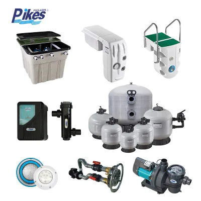 Complete Swimming Pool Equipment Package Filter Pump LED Light Ladder Lane Rope Salt Chlorinator Heat Pump pH Monitor