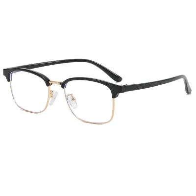 Luxury Slim Classic Metal Eco-Friendly Blue Light Blocking Reading Glasses for Unisex